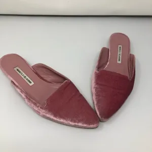 Manolo Blahnik Ruby suede mules