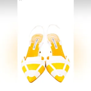 Manolo Blahnik slingback pumps, including box.Heels 2.75“