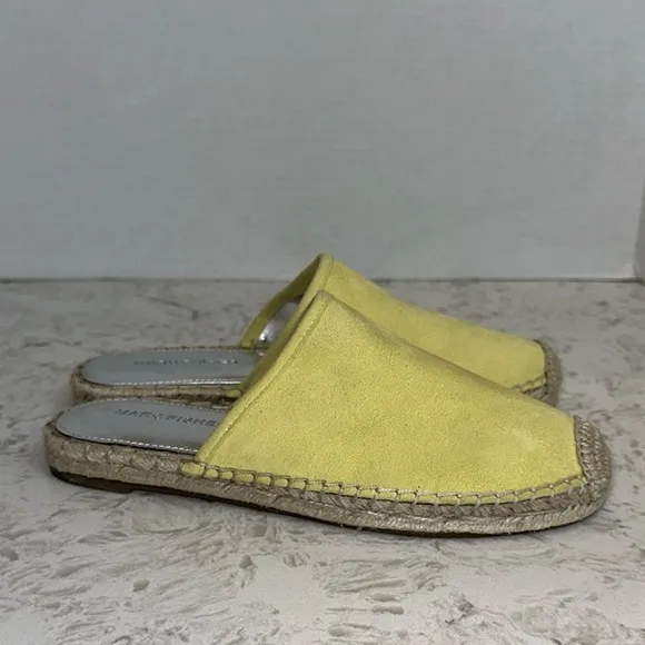 MARC FISHER Gift2 Suede Flat Espadrille Mules
