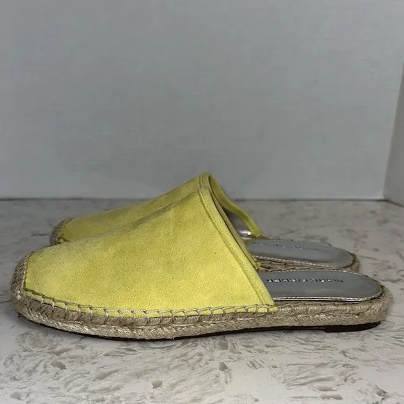 MARC FISHER Gift2 Suede Flat Espadrille Mules