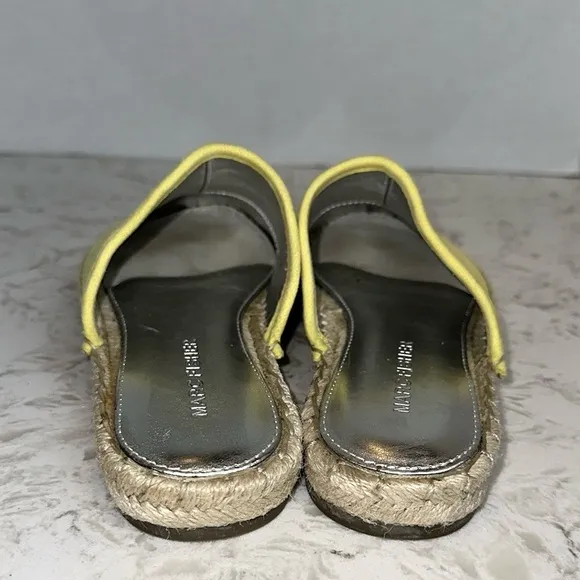 MARC FISHER Gift2 Suede Flat Espadrille Mules