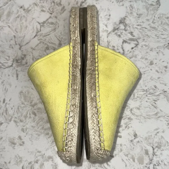 MARC FISHER Gift2 Suede Flat Espadrille Mules