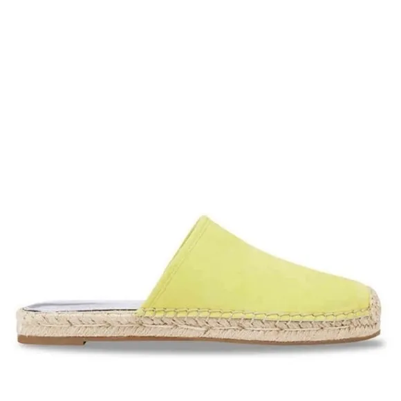 MARC FISHER Gift2 Suede Flat Espadrille Mules