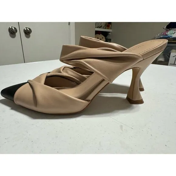 Marc Fisher Heaton Pointy Toe High Hell Mules  4&quot; Heels 8.5