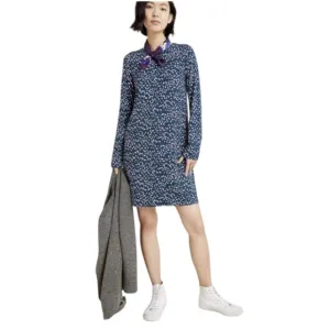 Marimekko Huokaus Tahtiniitty Jersey Floral Dress NWOT Purple Tulip Print