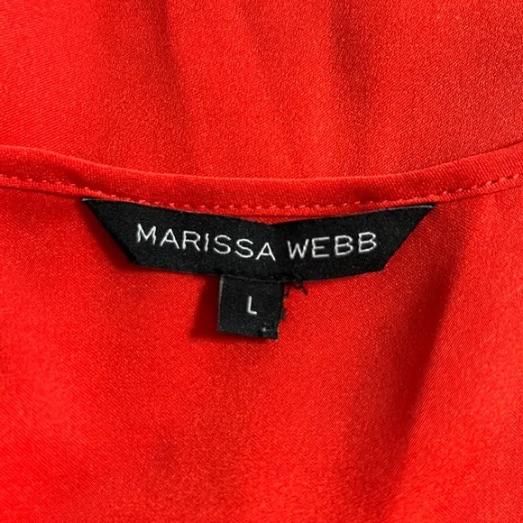 Marissa Webb Embroidered Fit and Flare Dress - sz L
