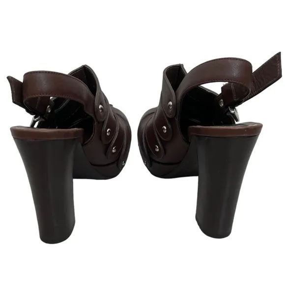 Marni Leather Clogs Heels