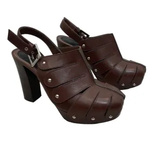 Marni Leather Clogs Heels