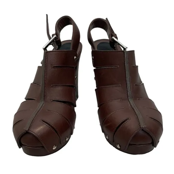 Marni Leather Clogs Heels