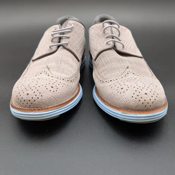 Martin Dingman shoes Mens 8 M Blueberry Countryaire Wingtip Oxford Preppy Career