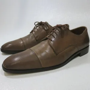 Massimo Matteo Cap Toe Leather Dress Oxfords Men's Footwear Italy Sz 10.5 M
