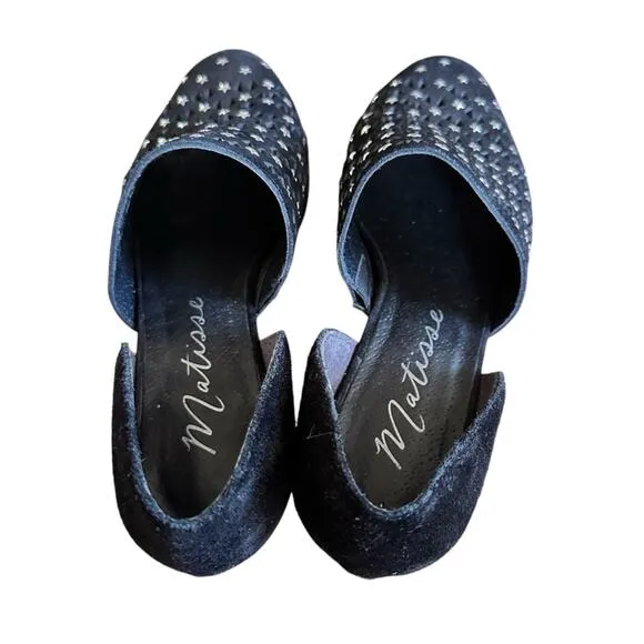 Matisse Constellation Oxford Flats – Black – Size 7 – EUC