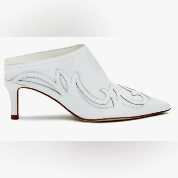 Matisse Marcell Mule Size 7.5/ White Leather