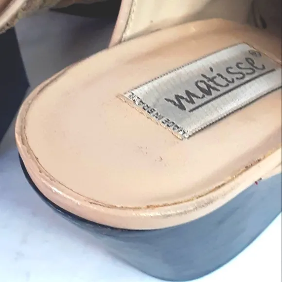 MATISSE Vintage Tapestry Patterned Mules