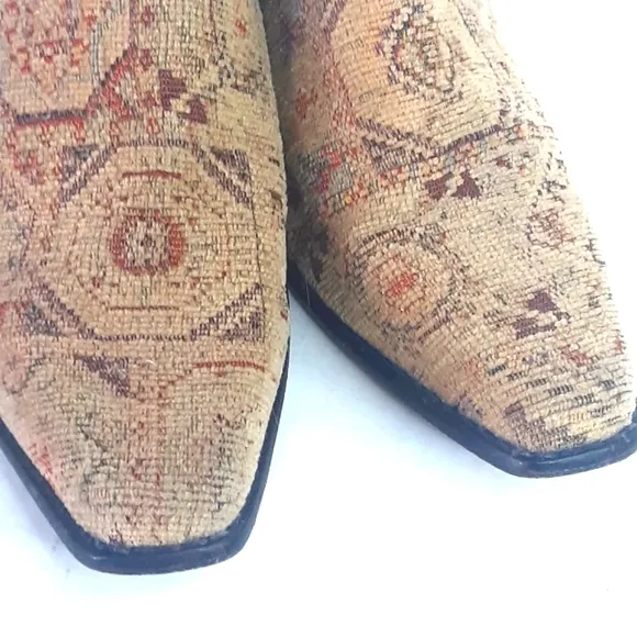 MATISSE Vintage Tapestry Patterned Mules