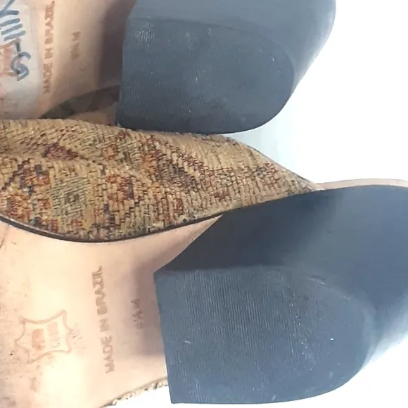 MATISSE Vintage Tapestry Patterned Mules