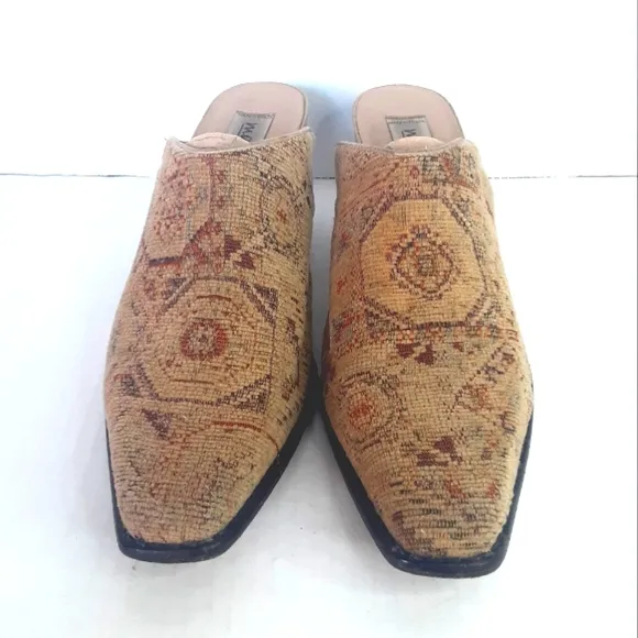 MATISSE Vintage Tapestry Patterned Mules