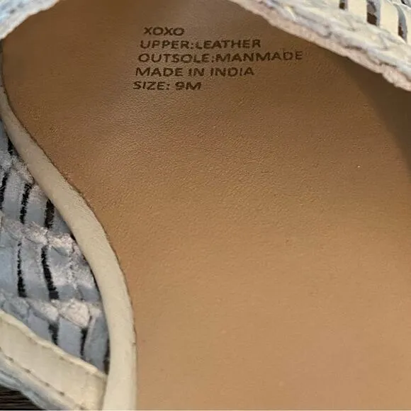 Matisse Woven Leather Mules Cream Ivory size 9