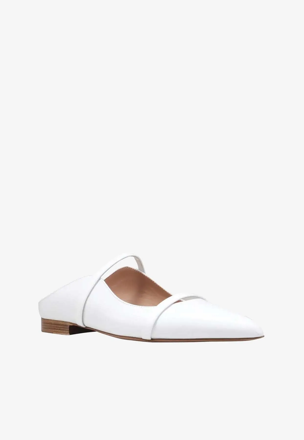 Maureen Nappa Leather Flat Mules