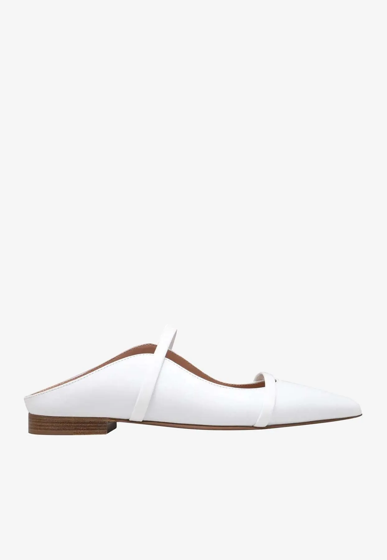 Maureen Nappa Leather Flat Mules