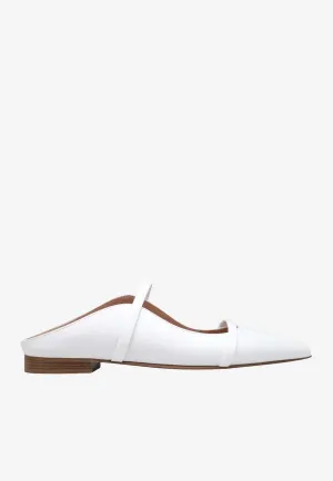 Maureen Nappa Leather Flat Mules