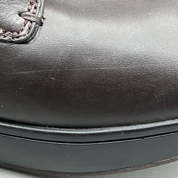 MBT Kabisa Rocker Oxford Men Size 9 9.5 Brown Leather Performance Comfort Shoes