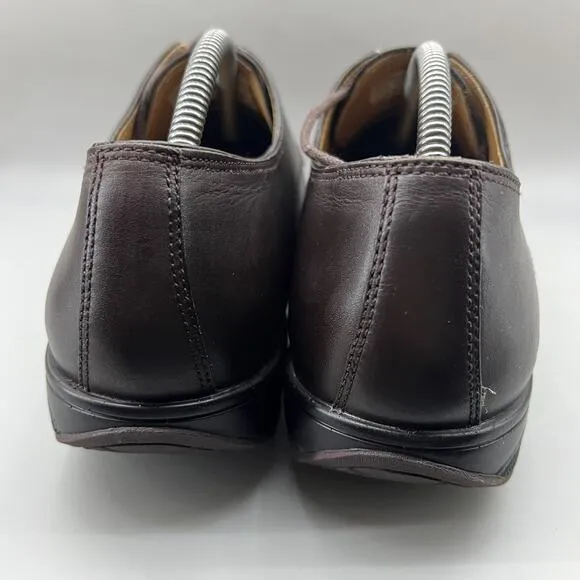 MBT Kabisa Rocker Oxford Men Size 9 9.5 Brown Leather Performance Comfort Shoes