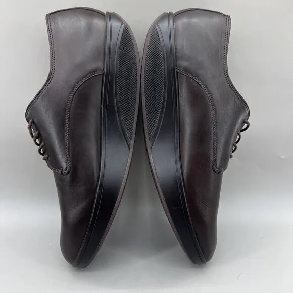 MBT Kabisa Rocker Oxford Men Size 9 9.5 Brown Leather Performance Comfort Shoes