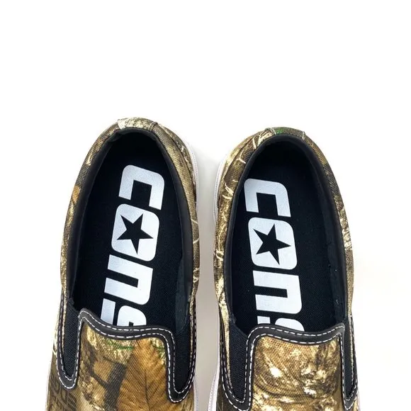 💖MEGA SALE💖Converse Womens ONE STAR CC SLIP P Brown Canvas Skate 168663C