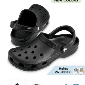Men Black Crocs Clogs