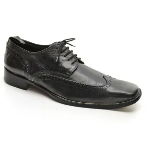 Men Dsquared2 Black Antiqued Wingtip Oxfords 46