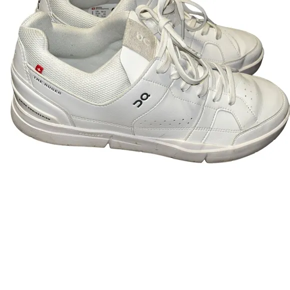 Men On Running The Roger Clubhouse White Running Tennis Shoes Sneakers size 13