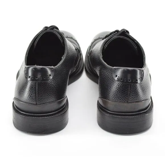 Men rag &amp; bone Pebble Leather Brogue Wingtip Oxfords 42