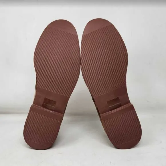 Men's 10 J Crew saddle shoes in leather and English suede oxfords Camel Tan
