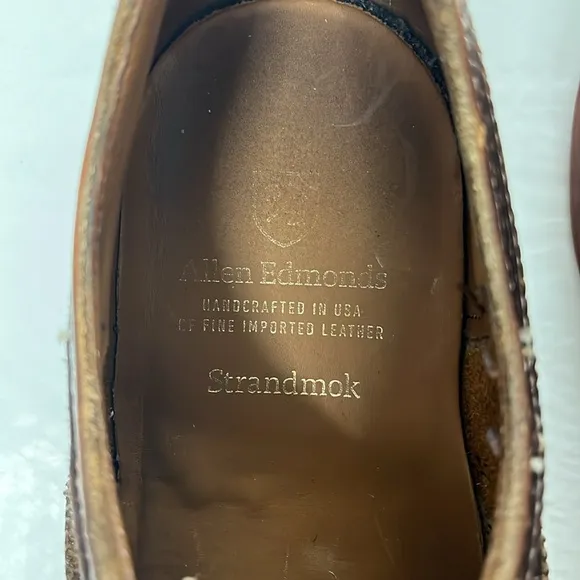 Men’s Allen Edmonds Strandmok Fine Imported Leather Oxfords