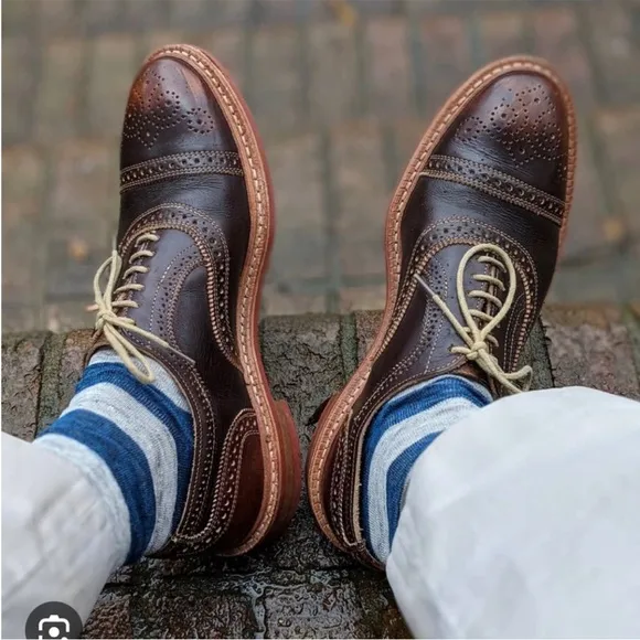 Men’s Allen Edmonds Strandmok Fine Imported Leather Oxfords