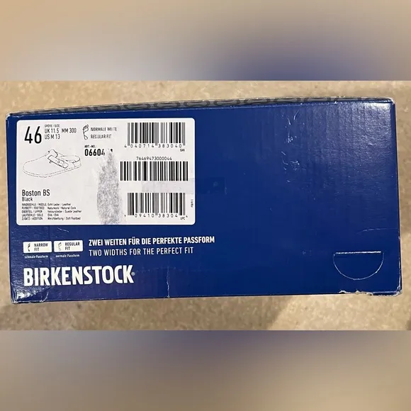 Men’s Birkenstock Black Suede Slip-On Shoes
