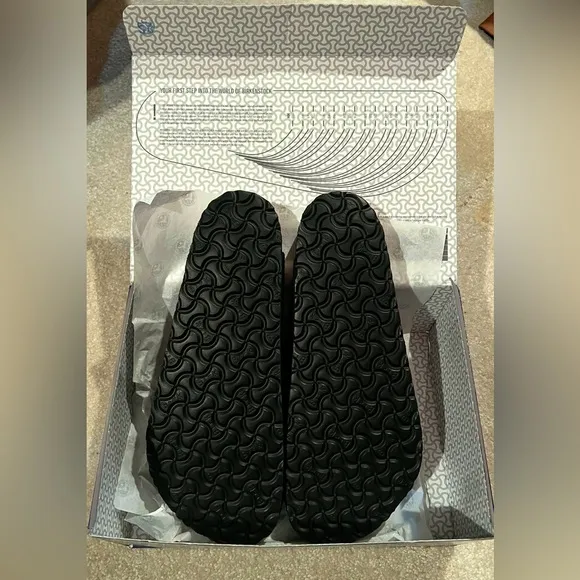 Men’s Birkenstock Black Suede Slip-On Shoes