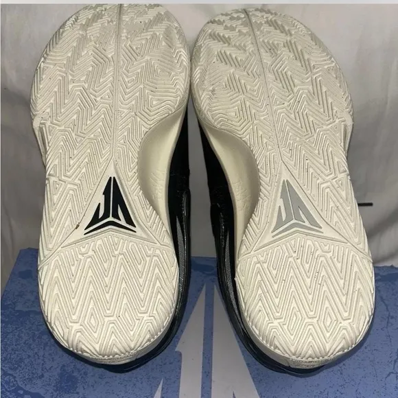 Men's Black and Silver Athletic Shoes