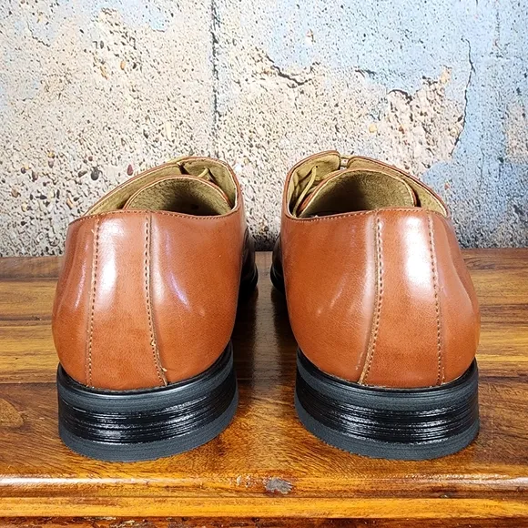 Men's Brown Cap Toe Oxfords Size 10