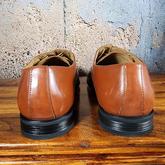 Men's Brown Cap Toe Oxfords Size 13