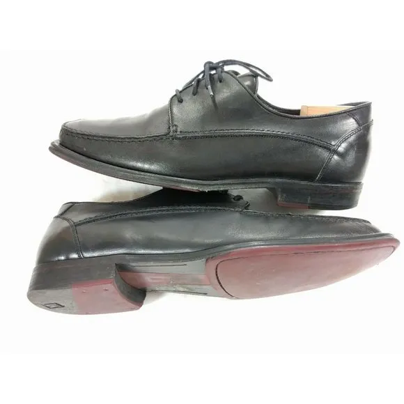 MENS BRUNO MAGLI NATE SIZE 9.5M BLACK Leather MOC