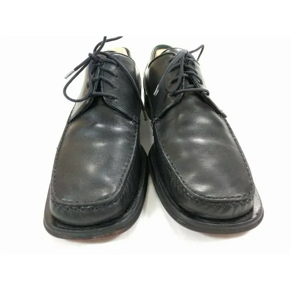 MENS BRUNO MAGLI NATE SIZE 9.5M BLACK Leather MOC