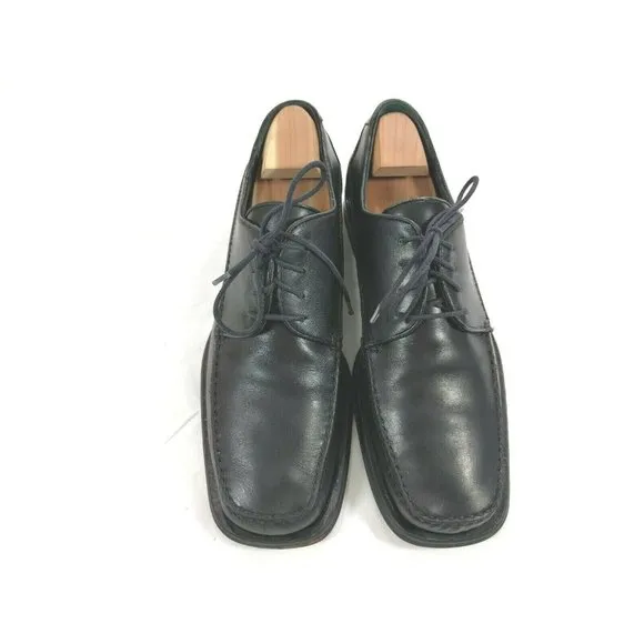 MENS BRUNO MAGLI NATE SIZE 9.5M BLACK Leather MOC