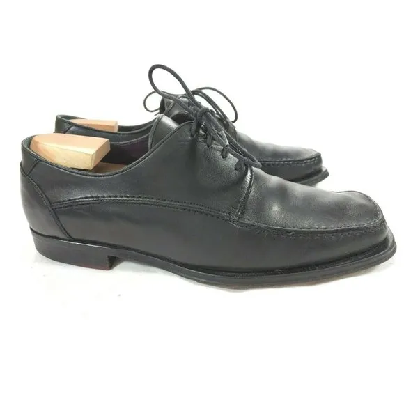 MENS BRUNO MAGLI NATE SIZE 9.5M BLACK Leather MOC