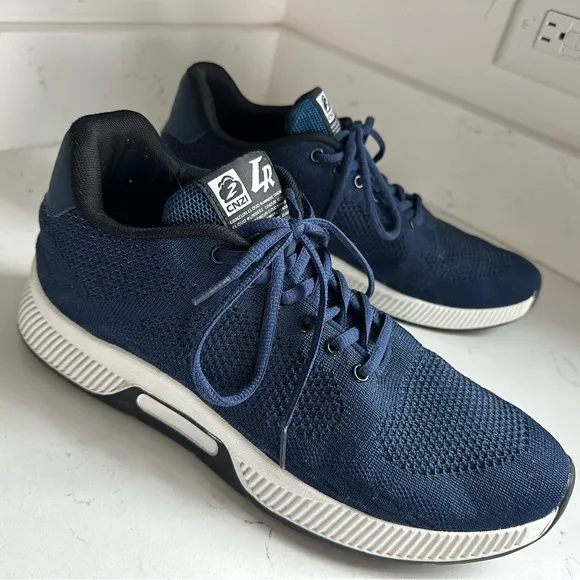 Men's CONZURI Navy Blue OFFICIAL V2 CLOUD RUNNER Athletic RUNNING Shoes SNEAKERS