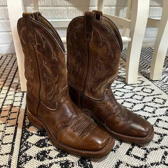 Men's  Double H Wide Square Toe Roper -JASE