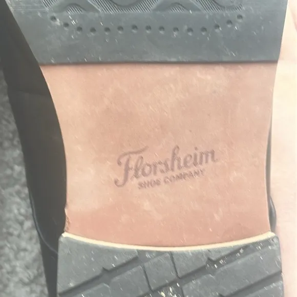 Men's Floresheim Francisco Cap-Toe Oxfords Black Leather Dress Shoes