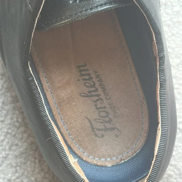 Men's Floresheim Francisco Cap-Toe Oxfords Black Leather Dress Shoes