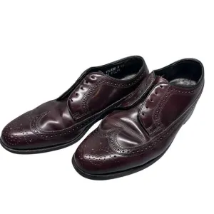 Men's Florsheim Imperial Kenmoor Longwing Oxfords Dress Shoes SZ 7.5 D Burgundy